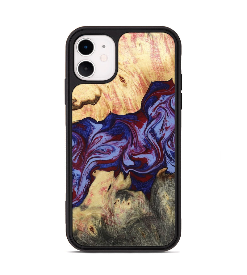 iPhone 11 Wood Phone Case - Laylah (Red, 781656)