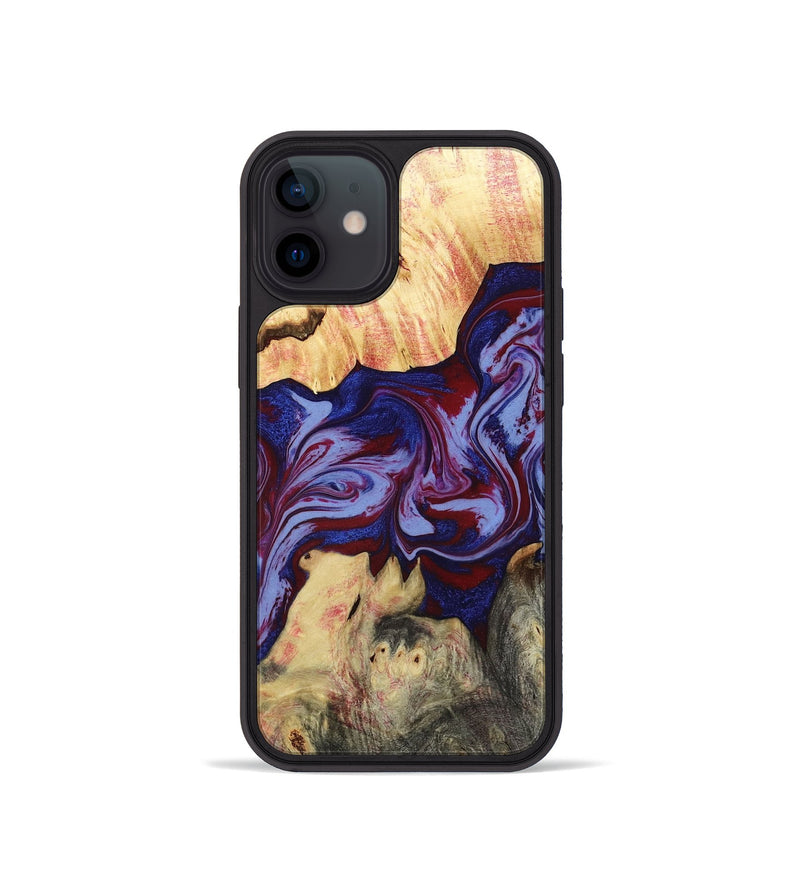 iPhone 12 mini Wood Phone Case - Laylah (Red, 781656)