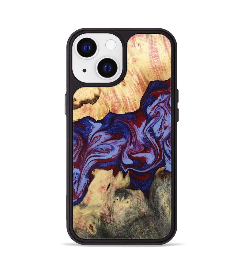 iPhone 13 Wood Phone Case - Laylah (Red, 781656)