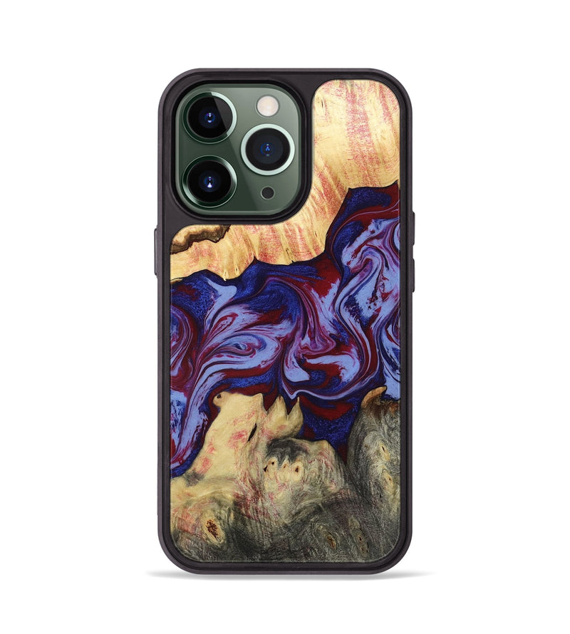 iPhone 13 Pro Wood Phone Case - Laylah (Red, 781656)