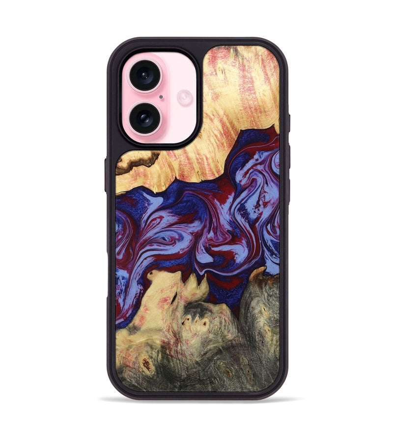 iPhone 17 Wood Phone Case - Laylah (Red, 781656)