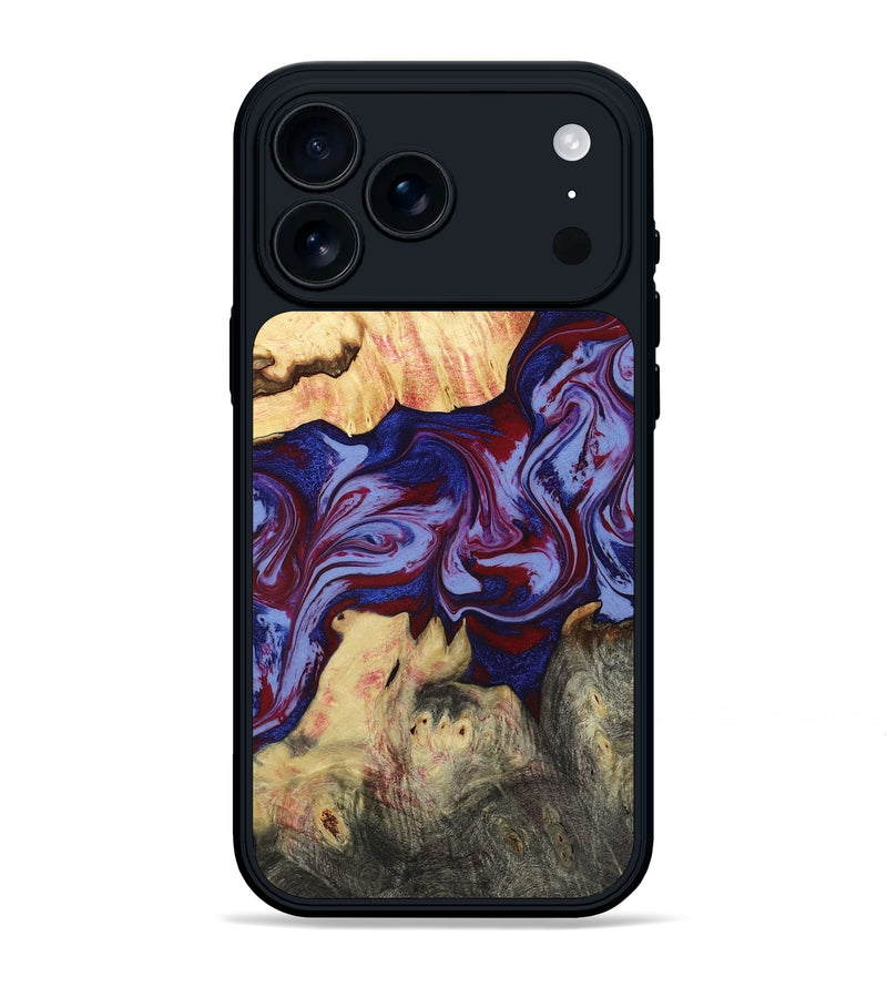 iPhone 17 Pro Max Wood Phone Case - Laylah (Red, 781656)