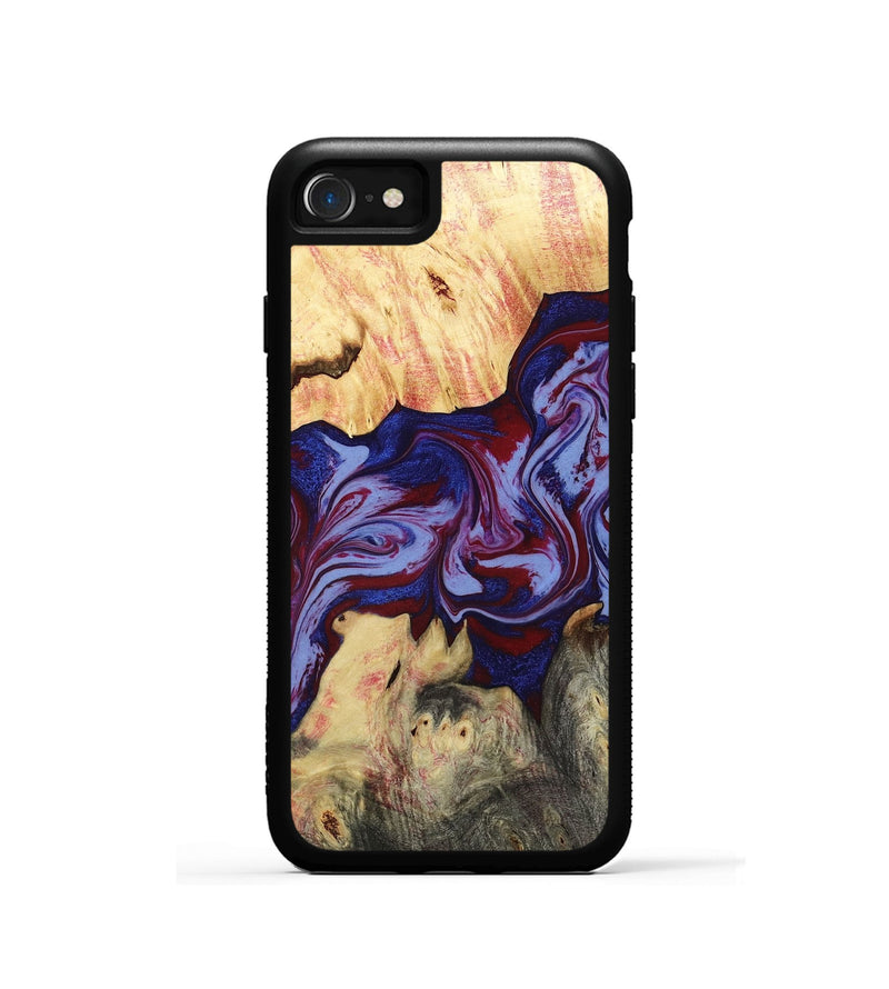 iPhone SE Wood Phone Case - Laylah (Red, 781656)