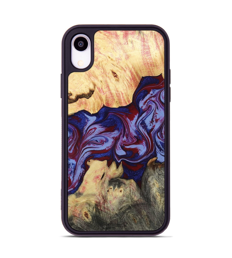 iPhone Xr Wood Phone Case - Laylah (Red, 781656)