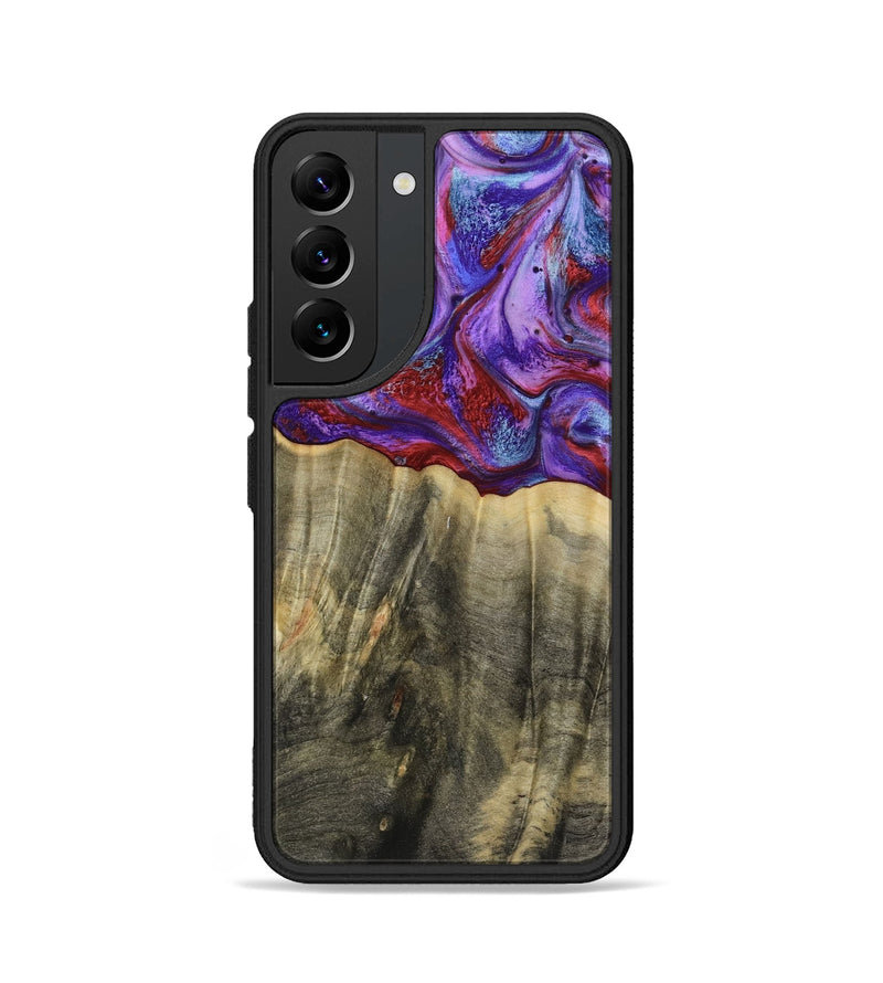 Galaxy S22 Wood Phone Case - Deion (Purple, 781659)