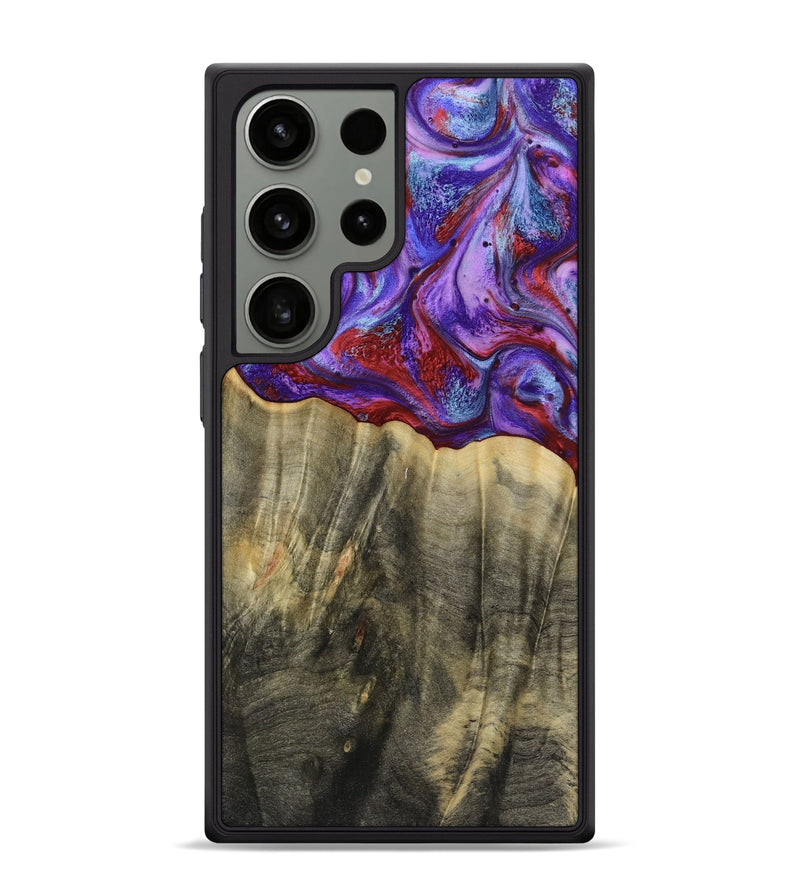 Galaxy S24 Ultra Wood Phone Case - Deion (Purple, 781659)