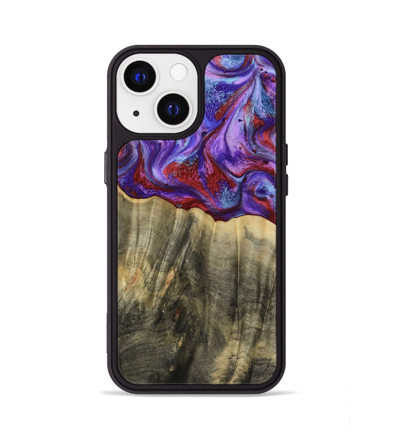 iPhone 13 Wood Phone Case - Deion (Purple, 781659)