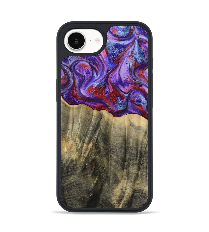 iPhone 16e Wood Phone Case - Deion (Purple, 781659)