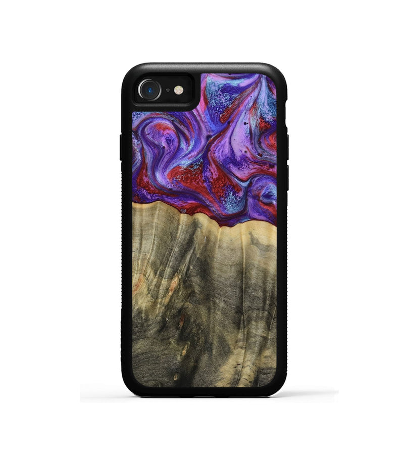 iPhone SE Wood Phone Case - Deion (Purple, 781659)