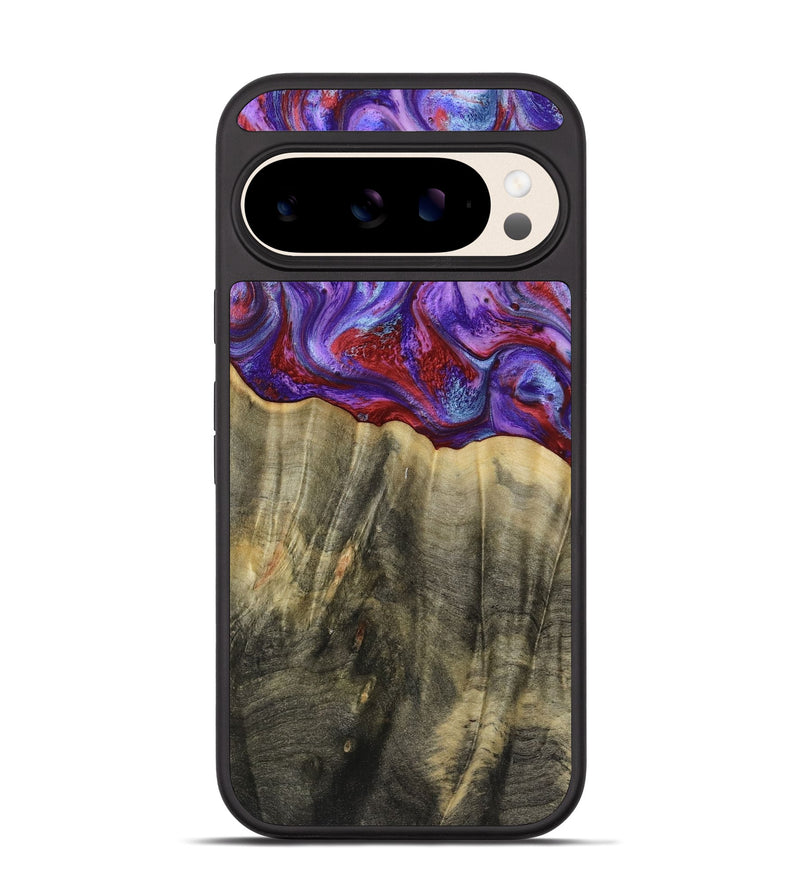 Pixel 10 Wood Phone Case - Deion (Purple, 781659)