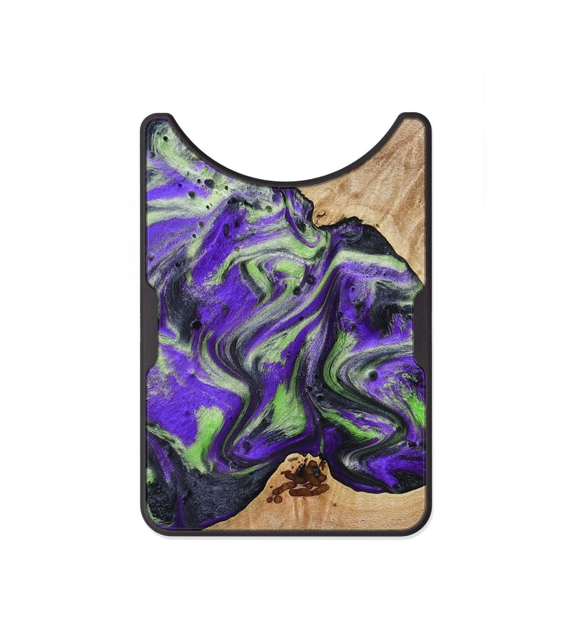 Alloy Wood Wallet - Alpha (Purple, 781677)