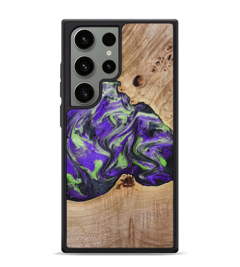 Galaxy S24 Ultra Wood Phone Case - Alpha (Purple, 781677)