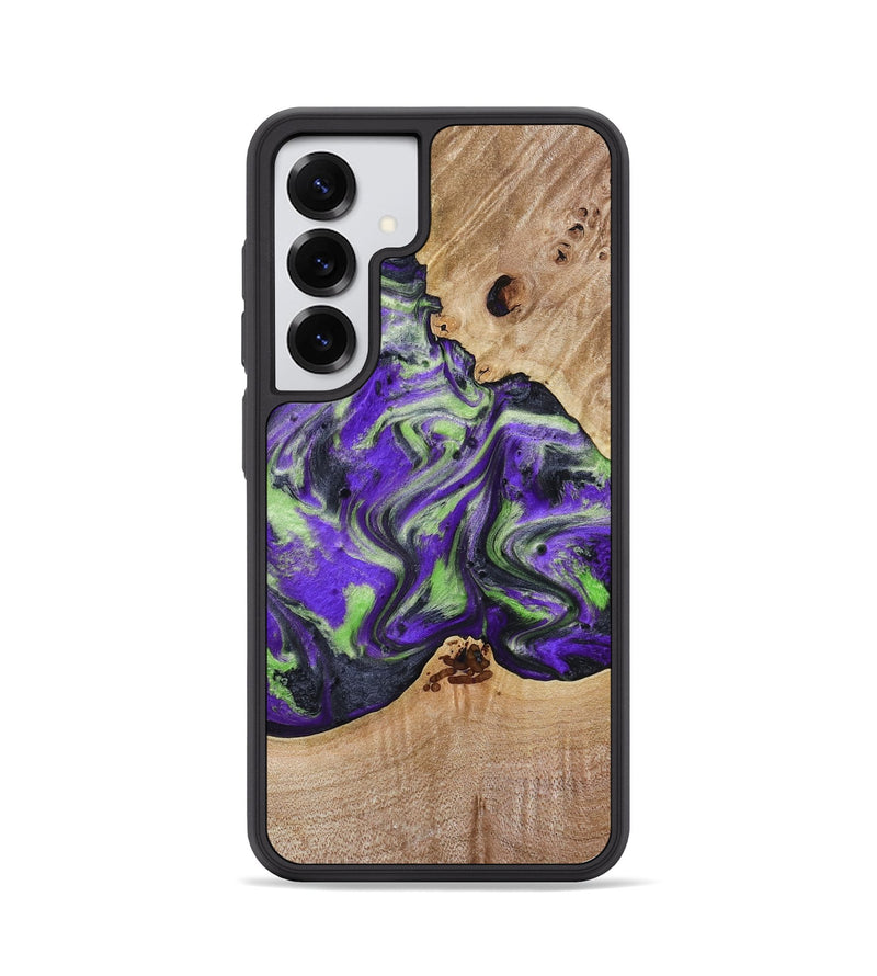 Galaxy S25 Wood Phone Case - Alpha (Purple, 781677)