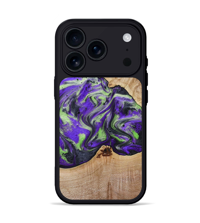 iPhone 17 Pro Wood Phone Case - Alpha (Purple, 781677)