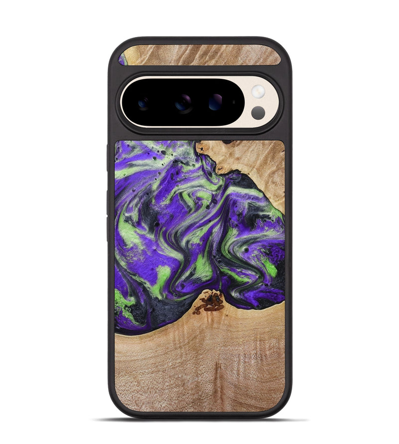 Pixel 10 Wood Phone Case - Alpha (Purple, 781677)