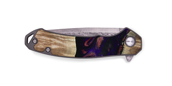 EDC Wood Pocket Knife - Siena (Purple, 781681)