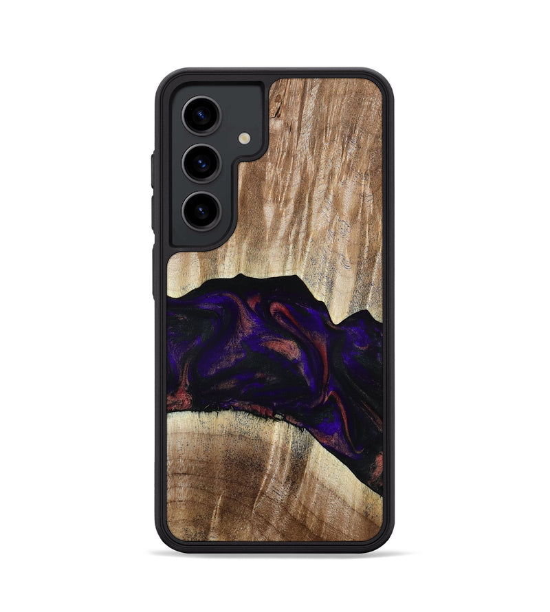 Galaxy S24 Wood Phone Case - Siena (Purple, 781681)