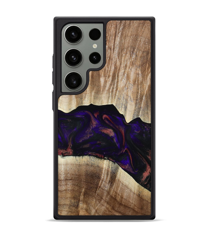 Galaxy S24 Ultra Wood Phone Case - Siena (Purple, 781681)