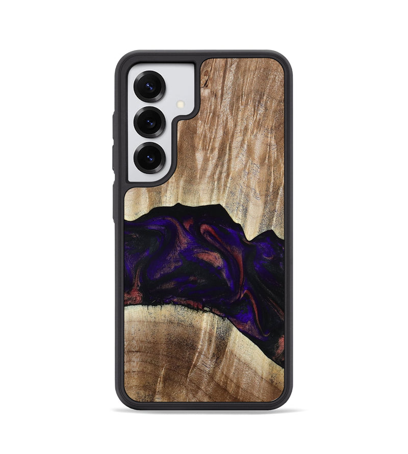 Galaxy S25 Wood Phone Case - Siena (Purple, 781681)