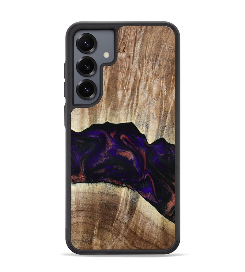Galaxy S25 Plus Wood Phone Case - Siena (Purple, 781681)