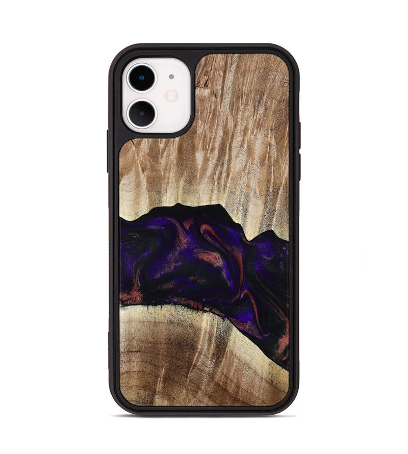 iPhone 11 Wood Phone Case - Siena (Purple, 781681)