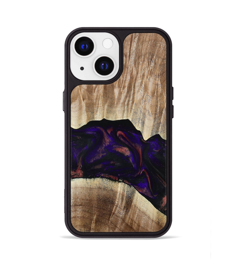 iPhone 13 Wood Phone Case - Siena (Purple, 781681)