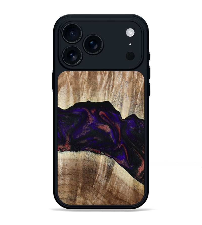 iPhone 17 Pro Max Wood Phone Case - Siena (Purple, 781681)
