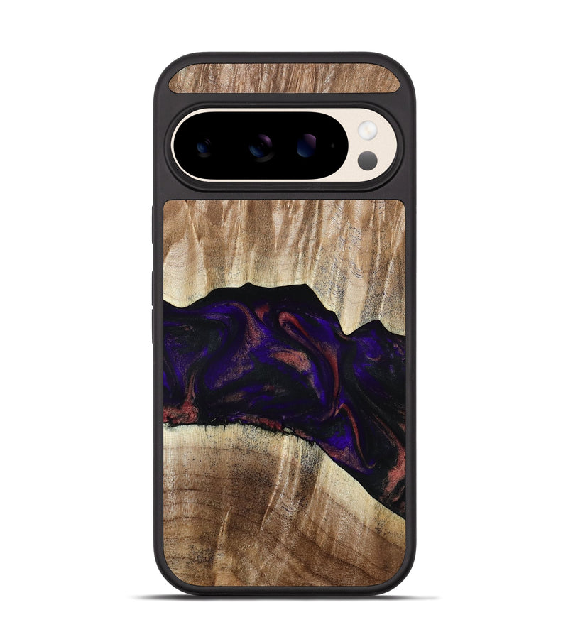 Pixel 10 Wood Phone Case - Siena (Purple, 781681)