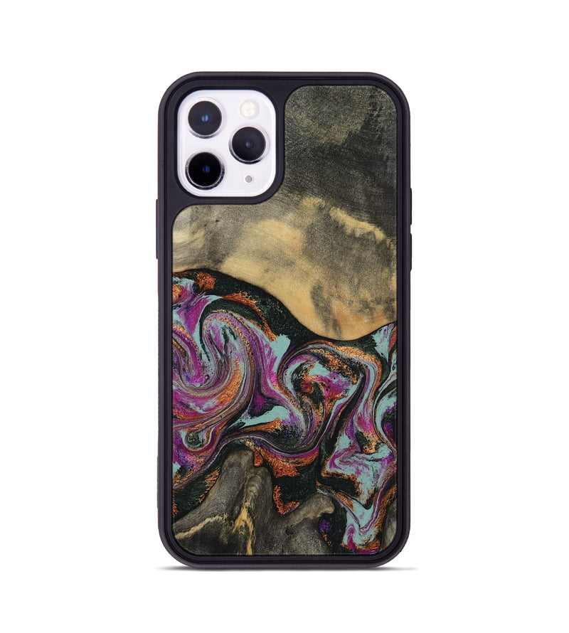 iPhone 11 Pro Wood Phone Case - Enos (Green, 781736)