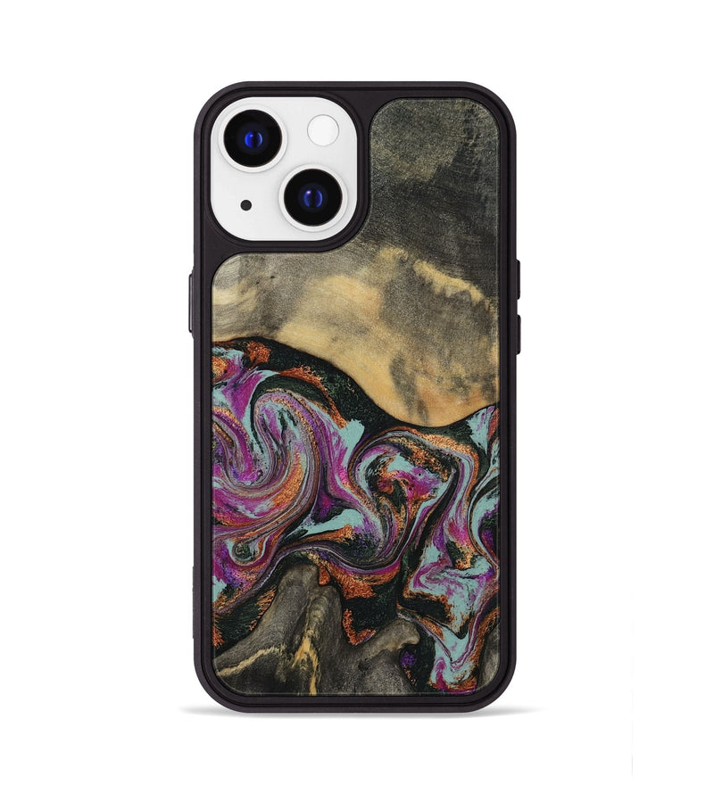 iPhone 13 Wood Phone Case - Enos (Green, 781736)