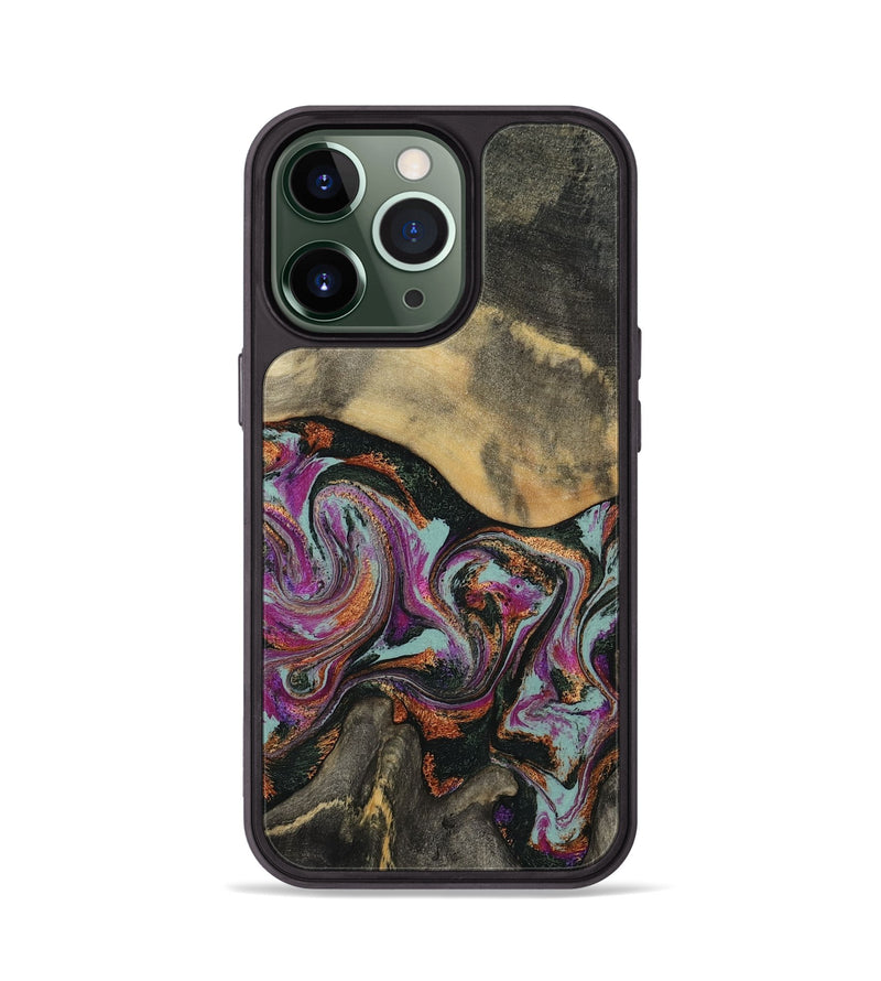 iPhone 13 Pro Wood Phone Case - Enos (Green, 781736)