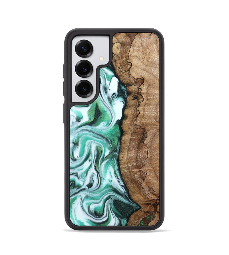 Galaxy S25 Wood Phone Case - Kyle (Green, 781762)