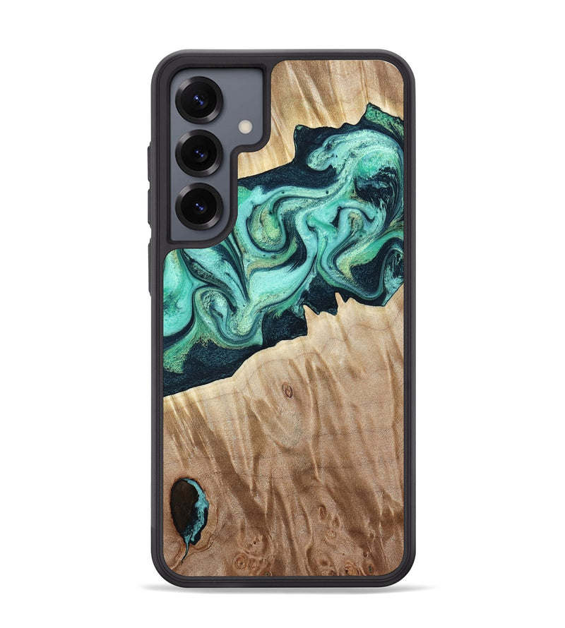 Galaxy S25 Plus Wood Phone Case - Arrie (Green, 781763)