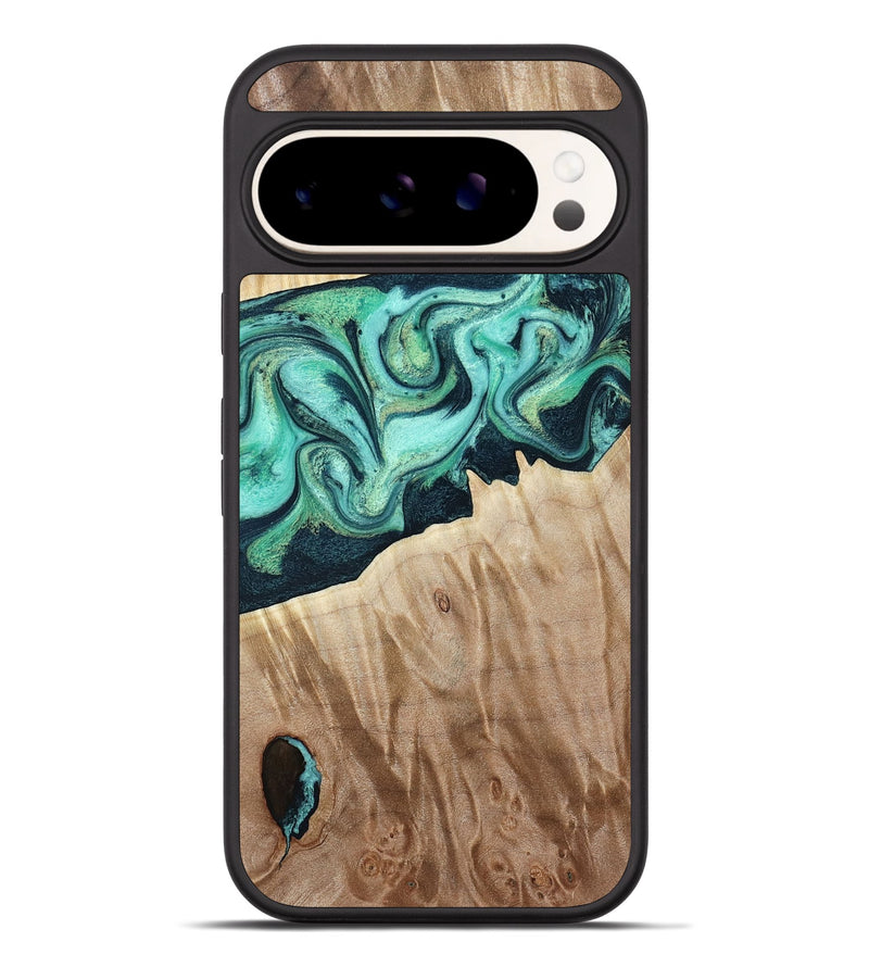 Pixel 9 Pro XL Wood Phone Case - Arrie (Green, 781763)