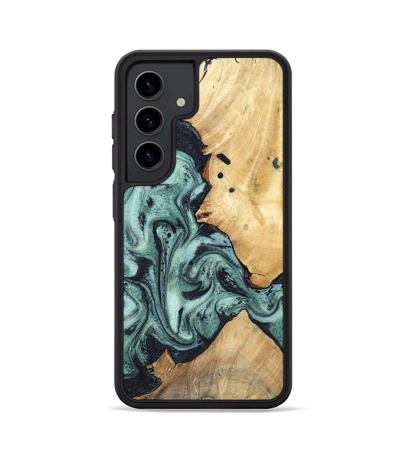 Galaxy S24 Wood Phone Case - Miya (Green, 781767)