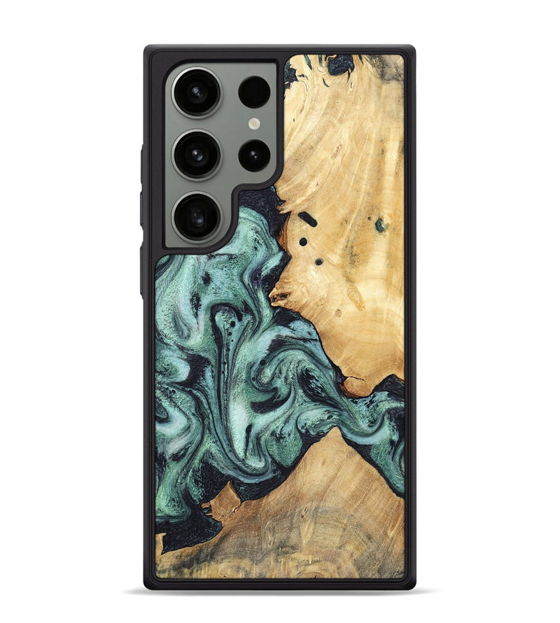 Galaxy S24 Ultra Wood Phone Case - Miya (Green, 781767)