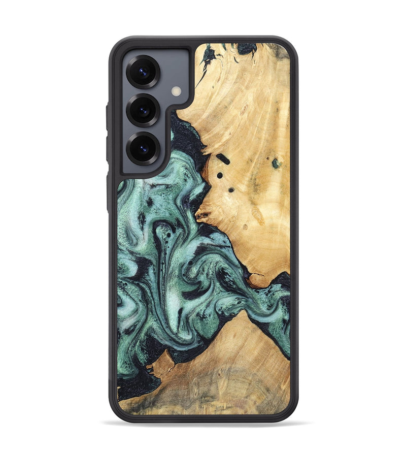 Galaxy S25 Plus Wood Phone Case - Miya (Green, 781767)