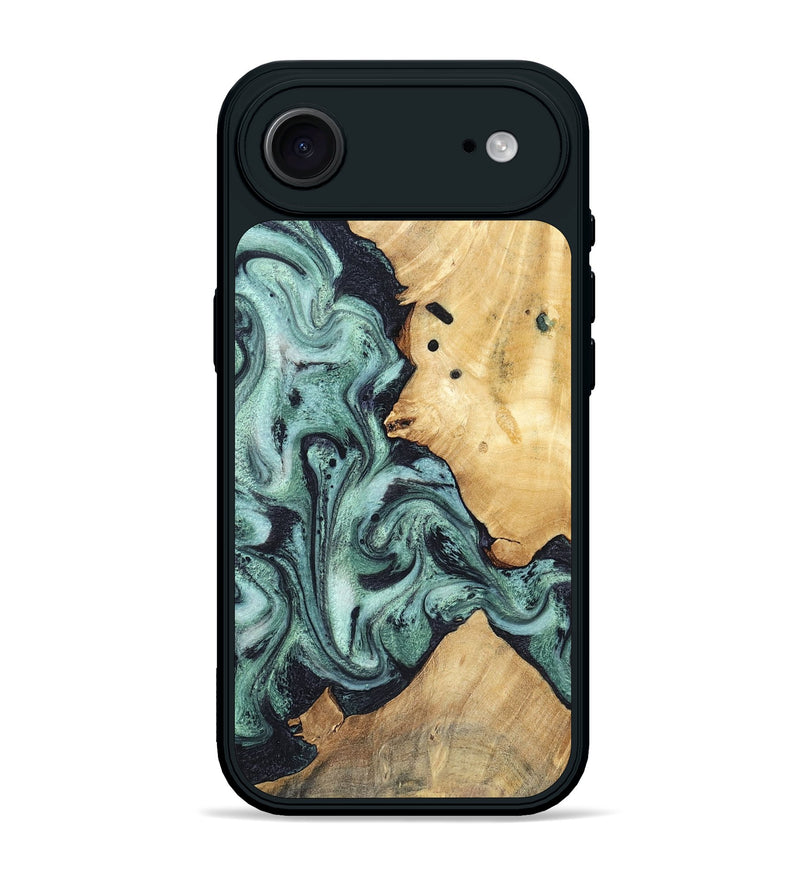 iPhone 17 Air Wood Phone Case - Miya (Green, 781767)