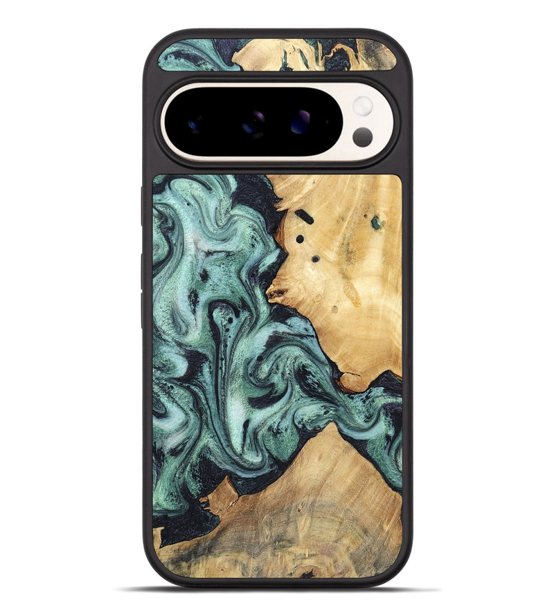 Pixel 9 Pro XL Wood Phone Case - Miya (Green, 781767)