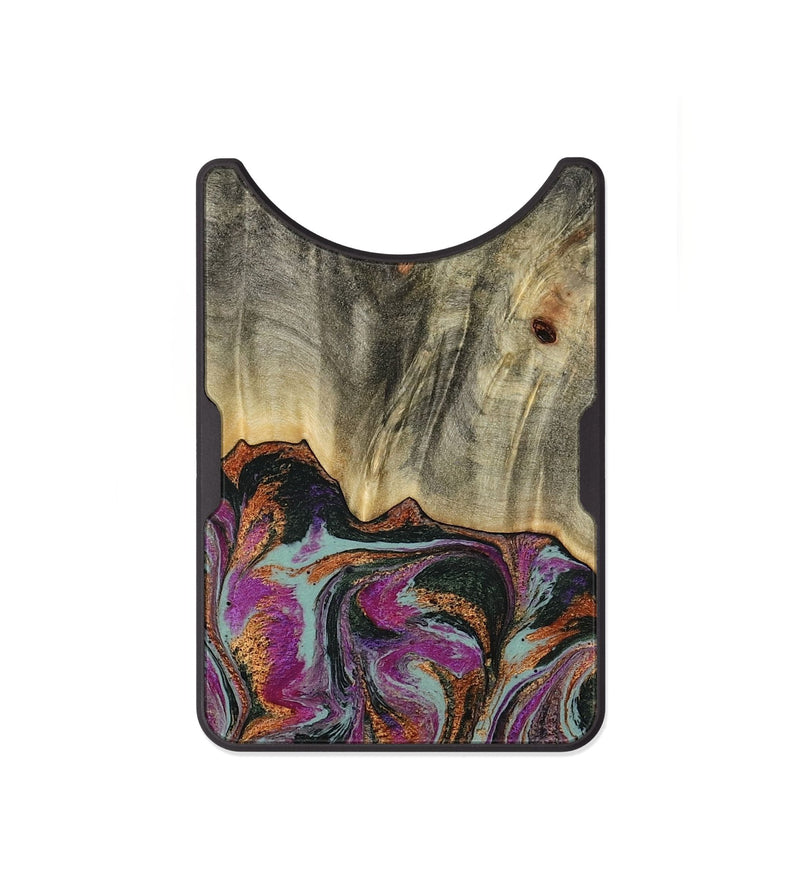 Alloy Wood Wallet - Sally (Green, 781775)