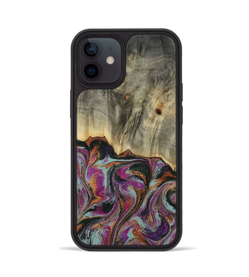 iPhone 12 Wood Phone Case - Sally (Green, 781775)