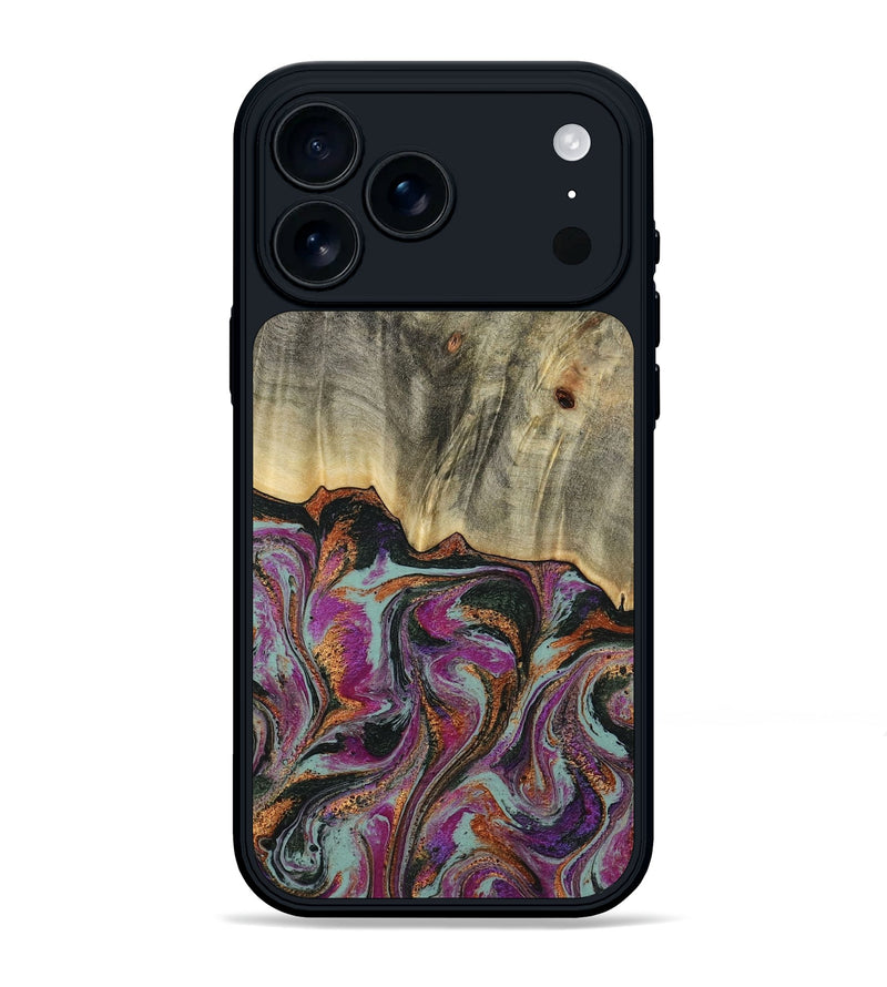 iPhone 17 Pro Max Wood Phone Case - Sally (Green, 781775)