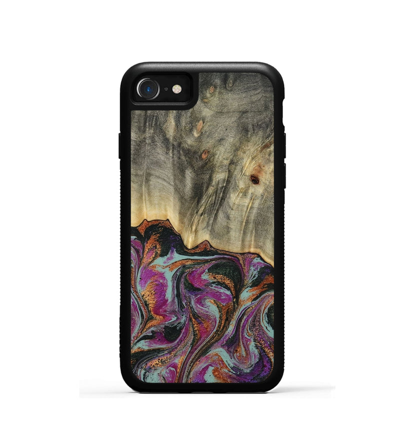 iPhone SE Wood Phone Case - Sally (Green, 781775)