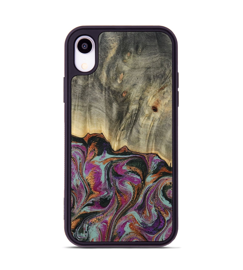 iPhone Xr Wood Phone Case - Sally (Green, 781775)