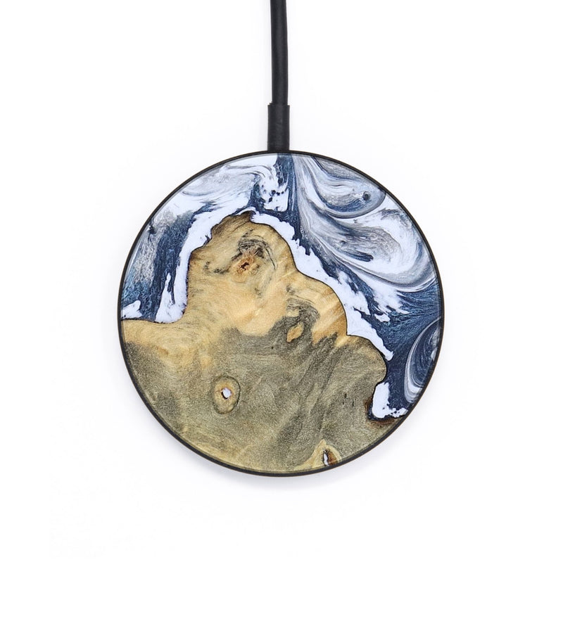 Circle Wood Wireless Charger - Kellen (Blue, 781799)
