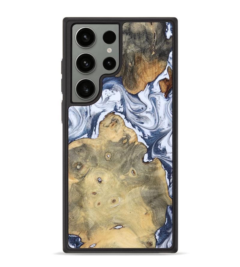 Galaxy S23 Ultra Wood Phone Case - Kellen (Blue, 781799)