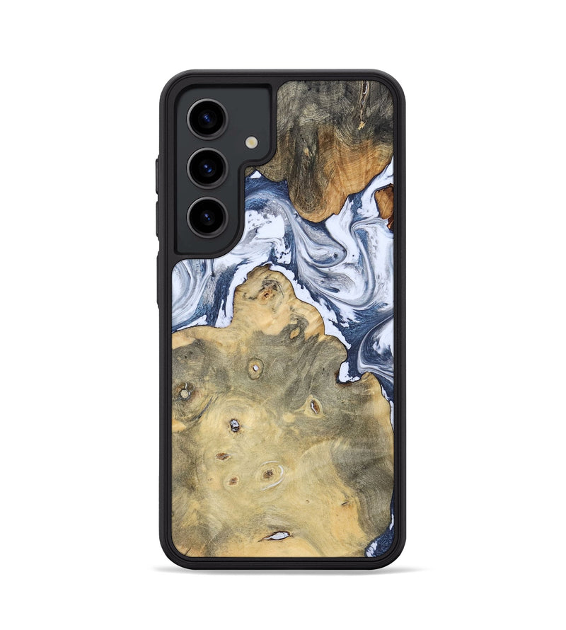 Galaxy S24 Wood Phone Case - Kellen (Blue, 781799)