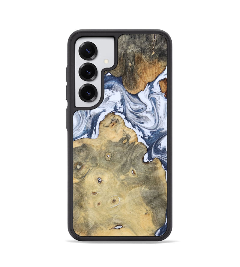 Galaxy S25 Wood Phone Case - Kellen (Blue, 781799)