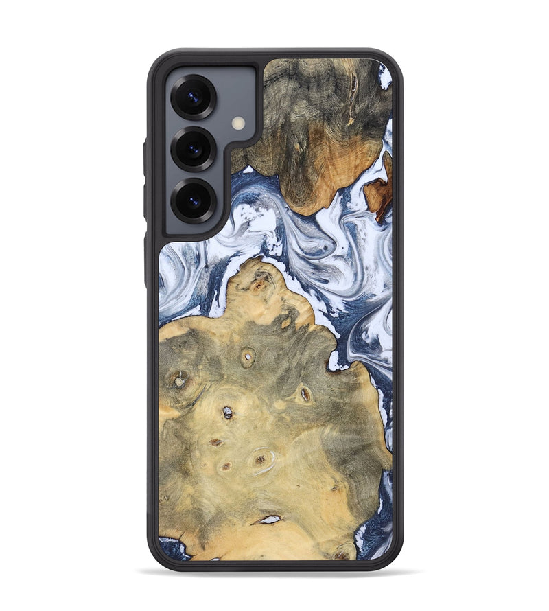 Galaxy S25 Plus Wood Phone Case - Kellen (Blue, 781799)