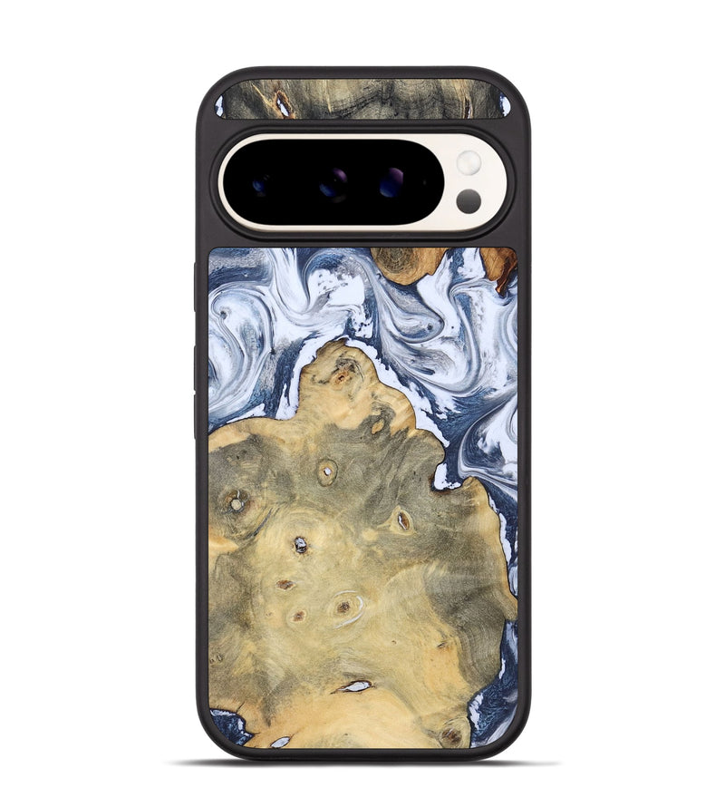 Pixel 9 Pro Wood Phone Case - Kellen (Blue, 781799)